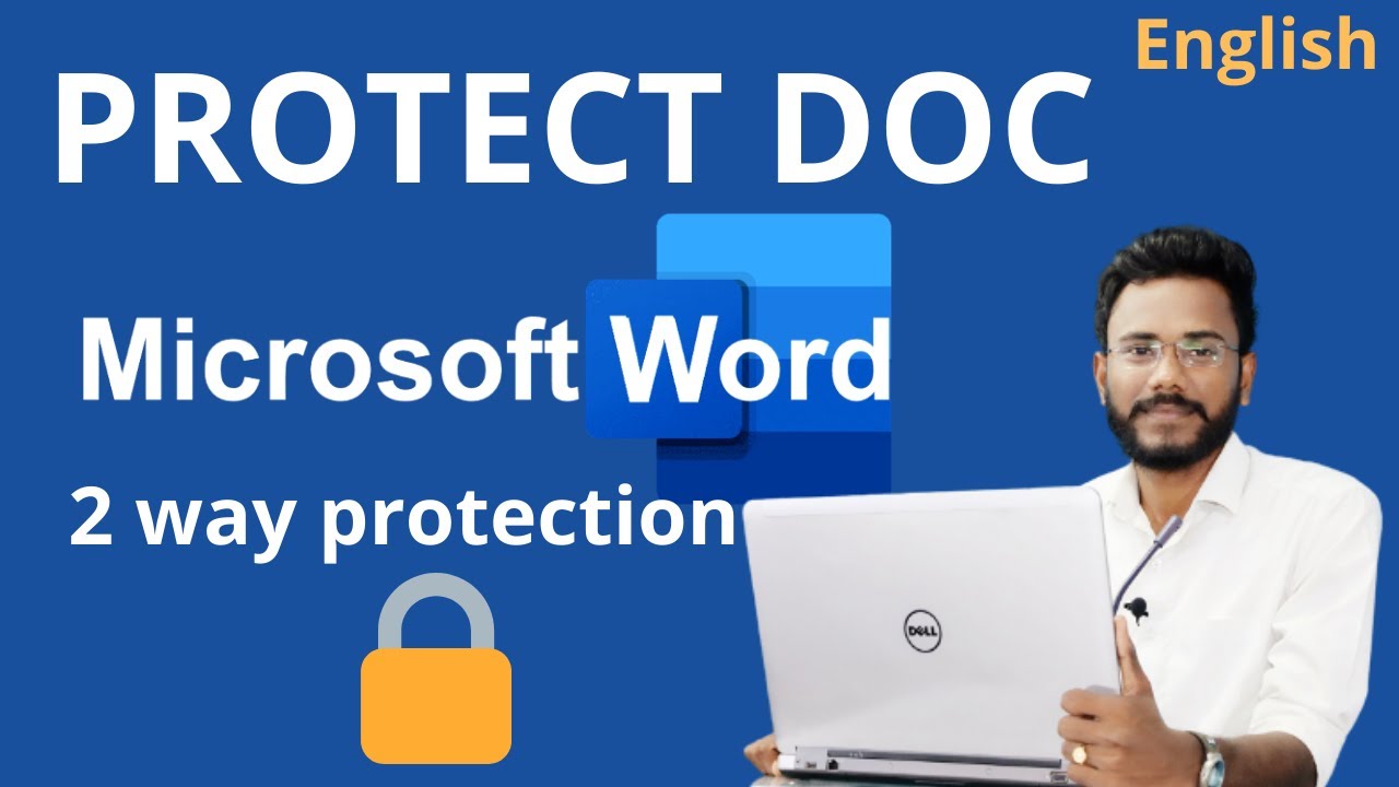 MS Word - Protect Document I 2 way protection I Restrict Editing in Microsoft Word I Vedanta Edu
