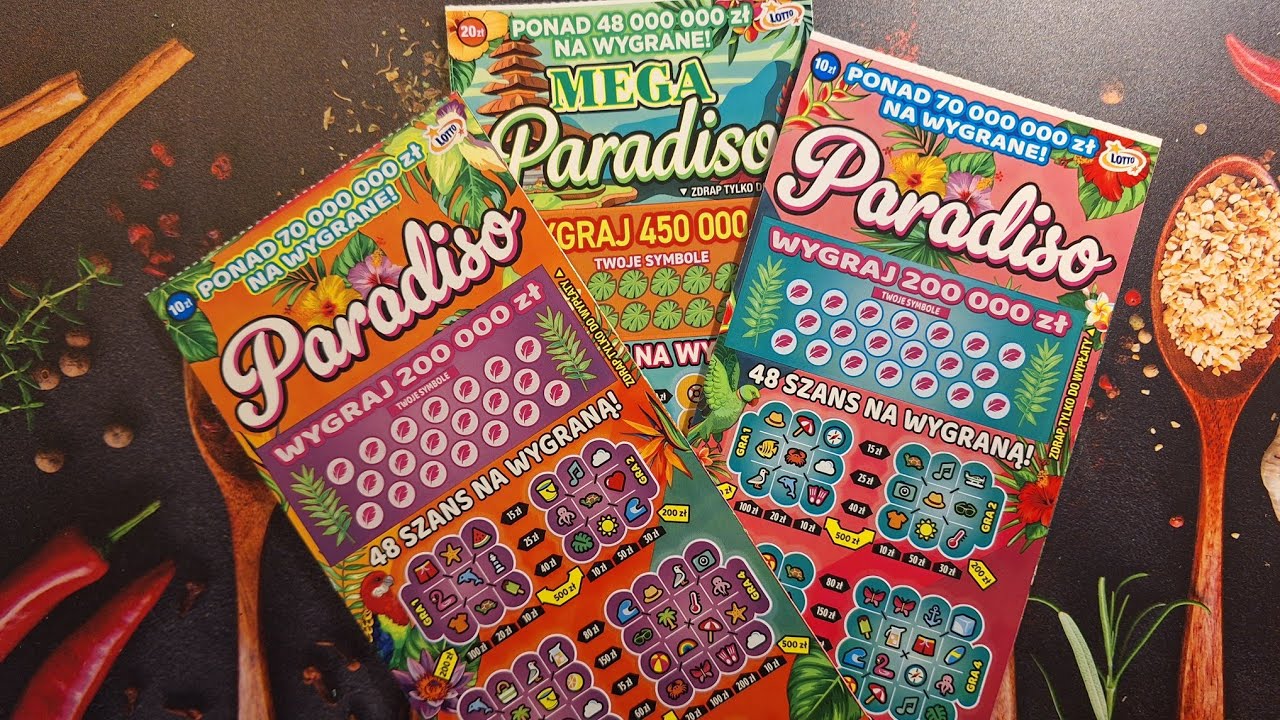 Dwie zdrapki Paradiso i jedna Mega Paradiso 🍀 KTÓRA DA WYGRANĄ? 🍀🌞