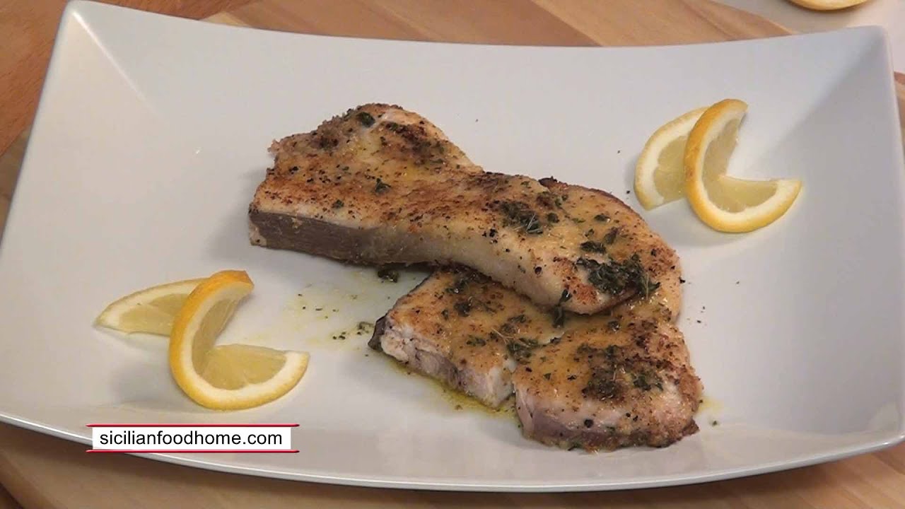 Pesce Spada al salmoriglio ITA
