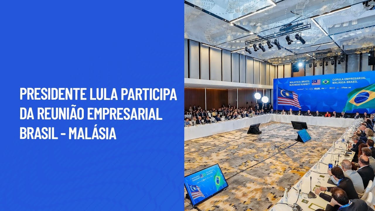 Presidente Lula participa da Reuni&atilde;o Empresarial Brasil - Mal&aacute;sia