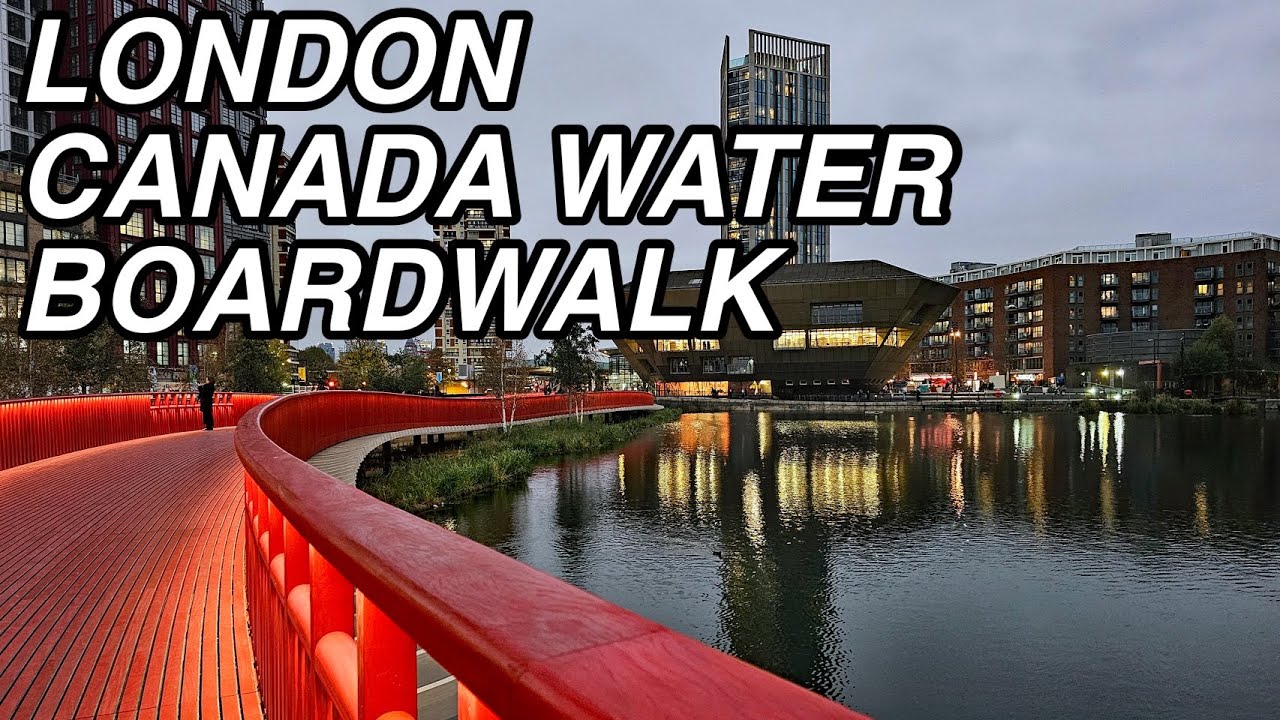 ANOTHER OF LONDON’S BEST KEPT SECRETS? 🇬🇧  CANADA WATER   BOARDWALK