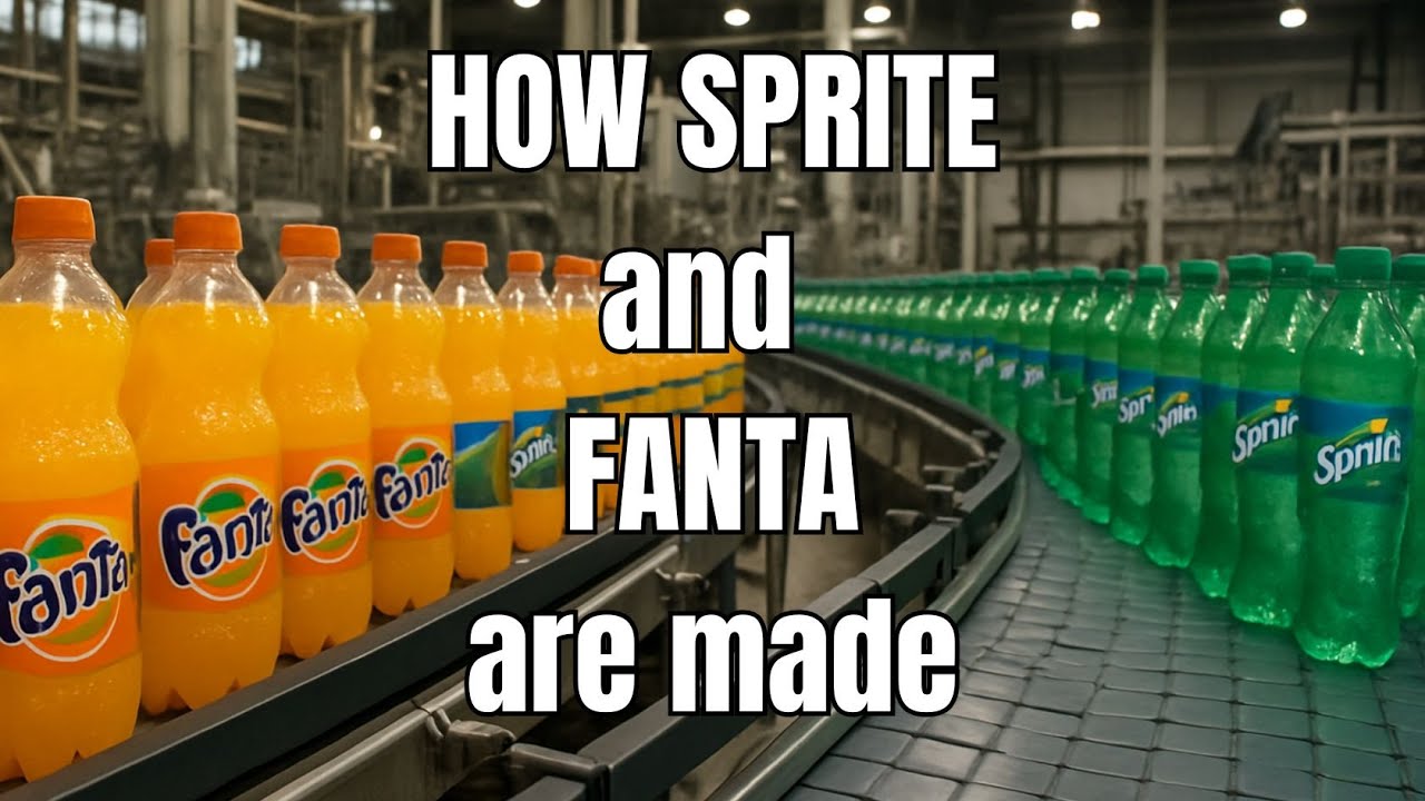 Как производятся Sprite и Fanta 🍋🍊 | Увлекательная экскурсия по заводу газировки