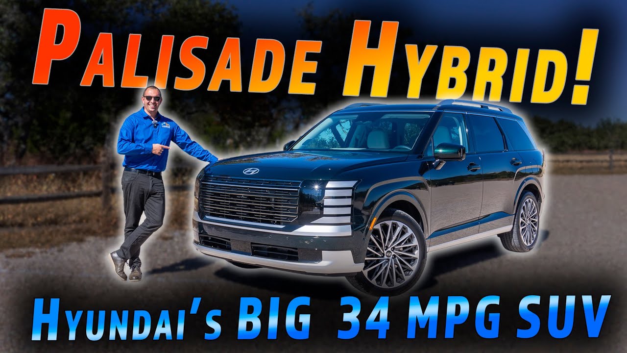 Первый тест-драйв Hyundai Palisade Hybrid 2026 года | Большой простор и экономичный расход топлива