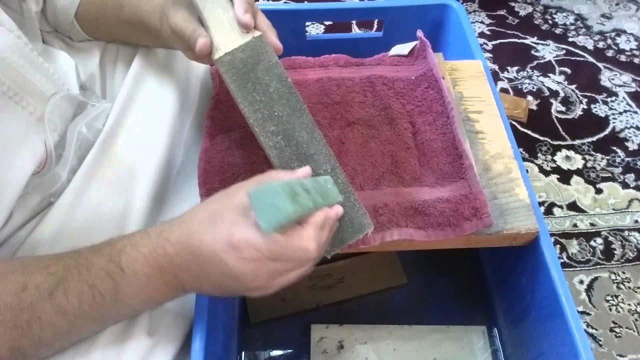 المسن الجلد : استخدامه وصيانته ووضع الكومباوندات ع
