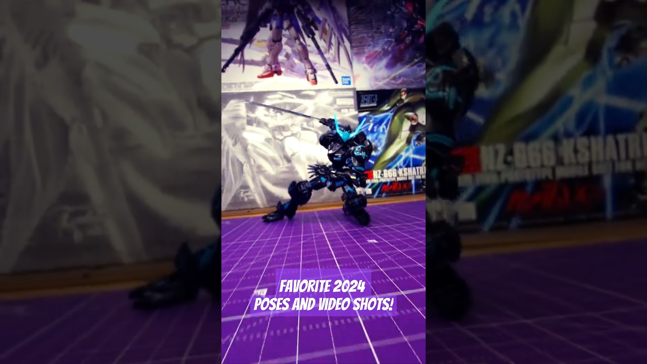 My favorite video shots I took in 2024. #gunpla ##gundam #gunplacommunity #gunplabuilders