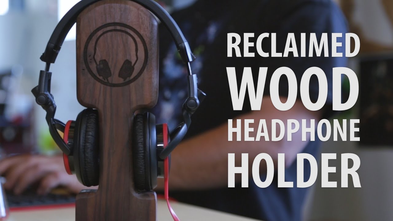 Reclaimed Wood Headphone Holder