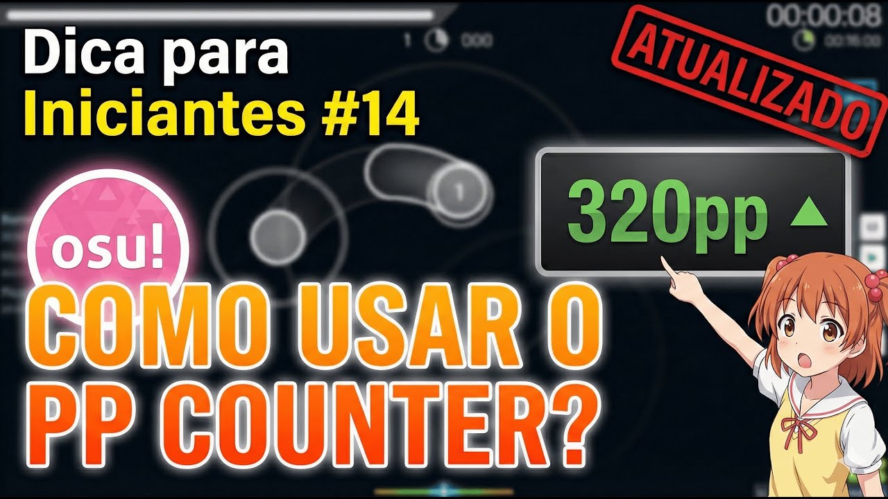Osu! Dicas para iniciantes #14 - PP Counter! Como colocar na live ?