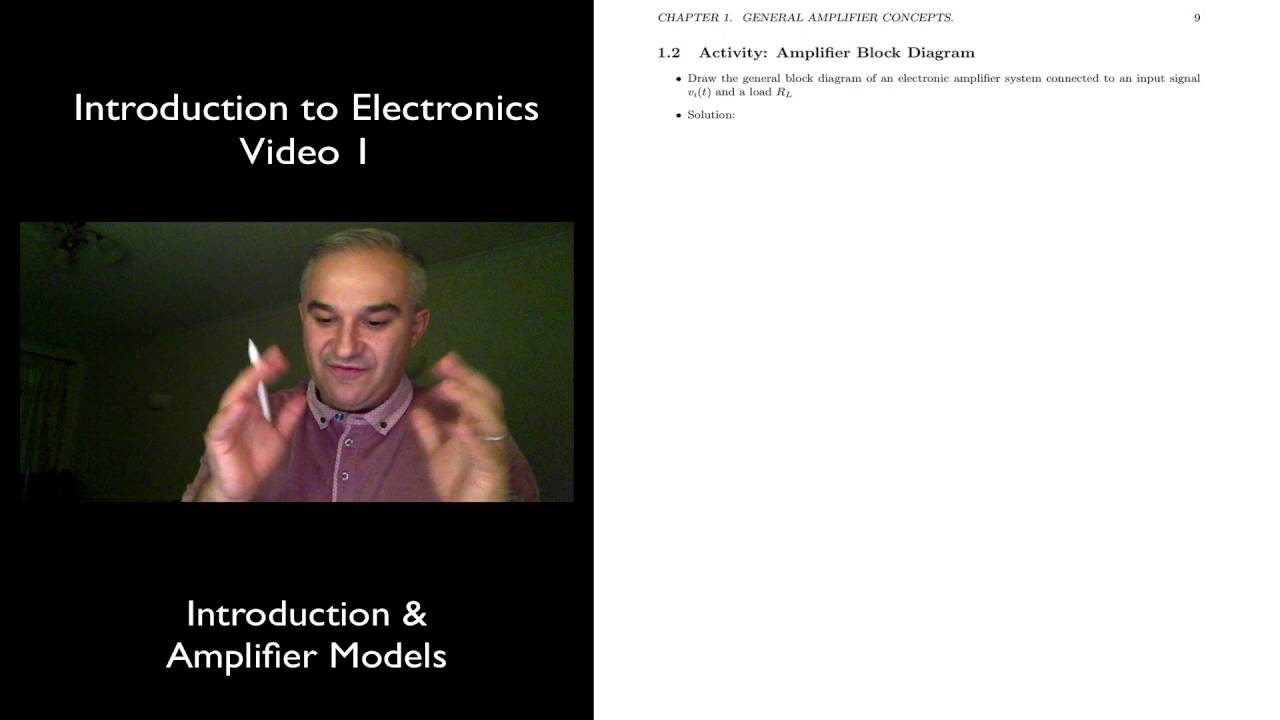 Electronics - Introduction & Amplifier Models