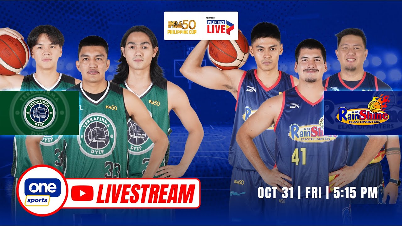 LIVE: TERRAFIRMA vs. RAIN OR SHINE | PBA SEASON 50 PHILIPPINE CUP | October 31, 2025