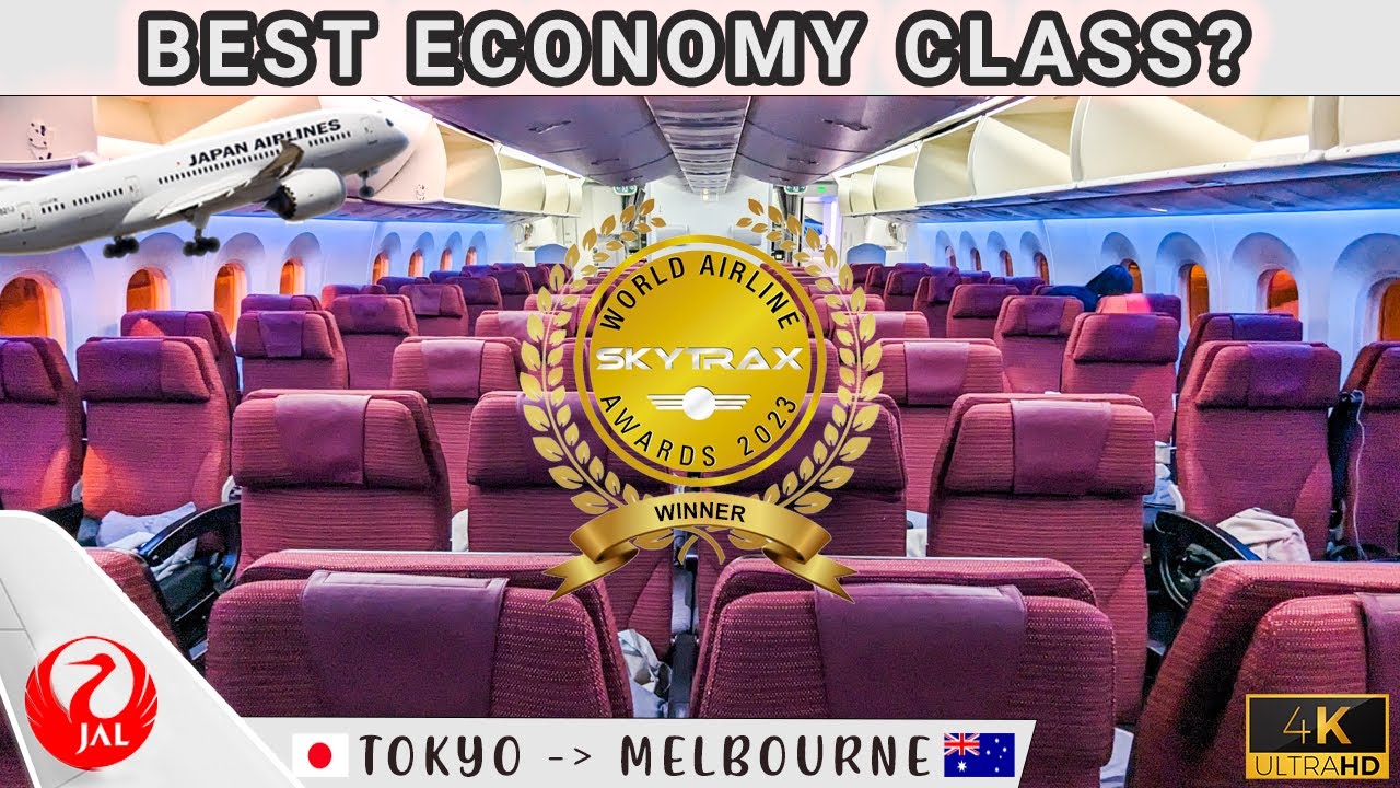 10 часов в эконом-классе Japan Airlines | Из Токио в Мельбурн | Эконом-класс Boeing 787 Japan Air...