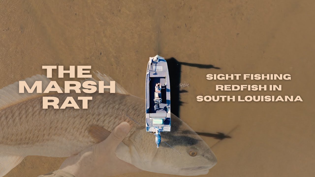 Low Tide Sight Fishing Redfish in South Louisiana | A Zook Original