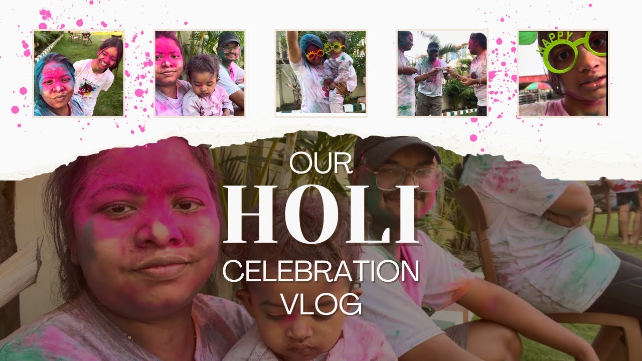 Our Holi celebration vlog in mandarmani | @RubiDaries #youtubevlog #daliyvlog #holicelebration  