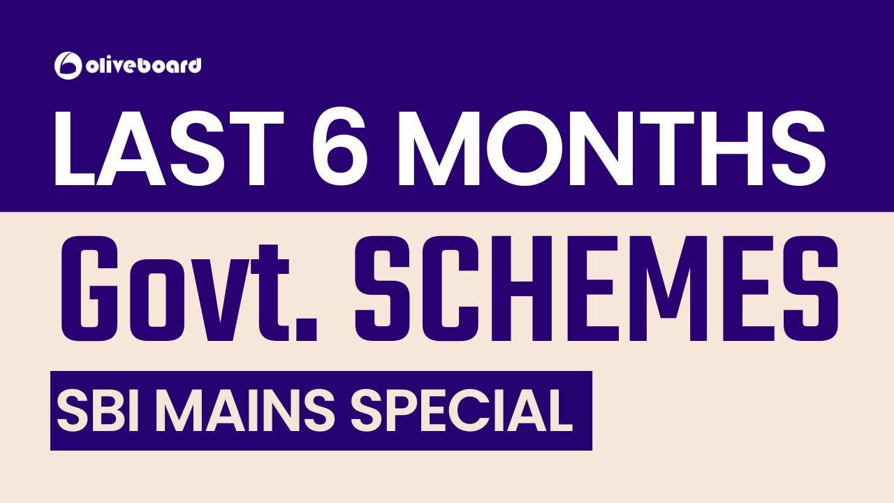 Last 6 Months Current Affairs 202 | Last 6 Months Government Schemes 2022 | SBI Mains 2023 Special