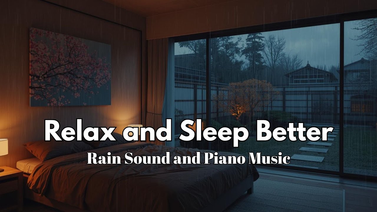 Soothing Music + Rain Sounds 🌧️ Relaxing Music for Stress Relief, Music Relaxation, Deep Sleep