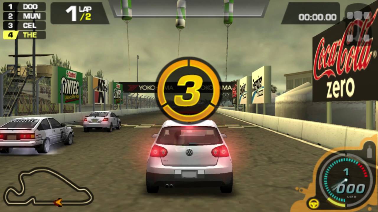 Need for Speed ProStreet Gameplay (PSP)