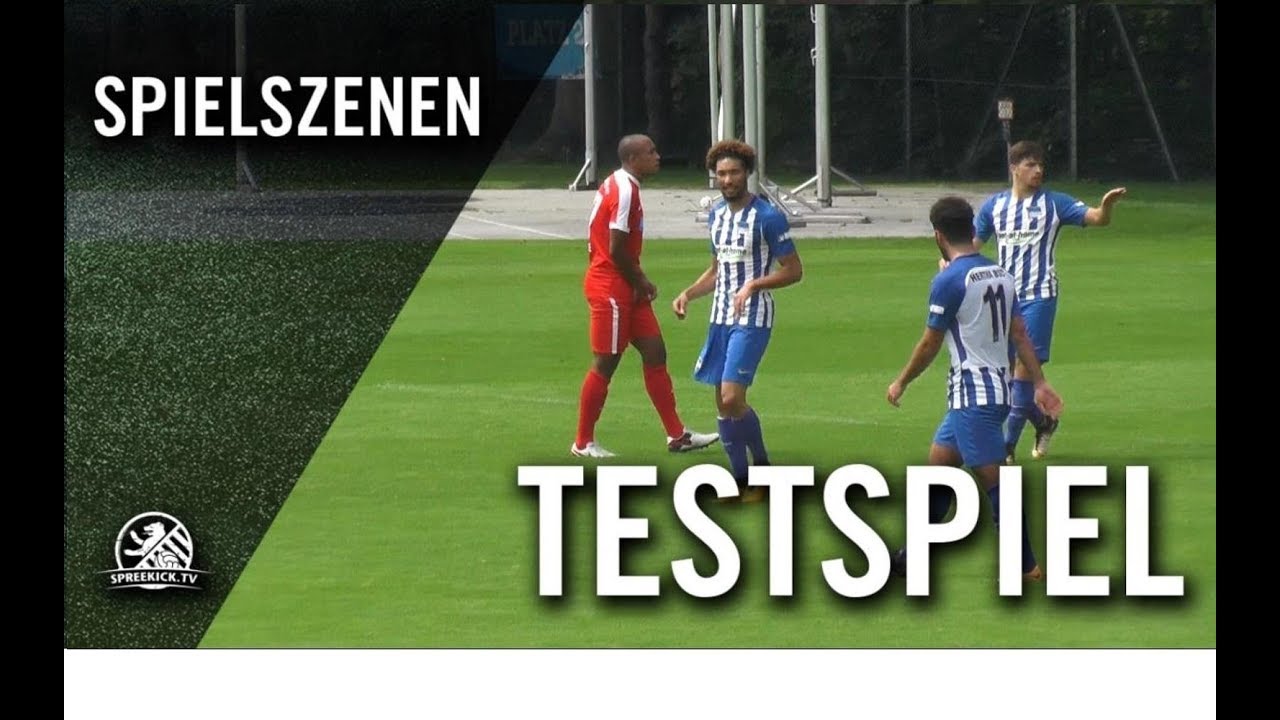 Hertha BSC II - Lichtenberg 47 _Testspiel_ - Spielszenen