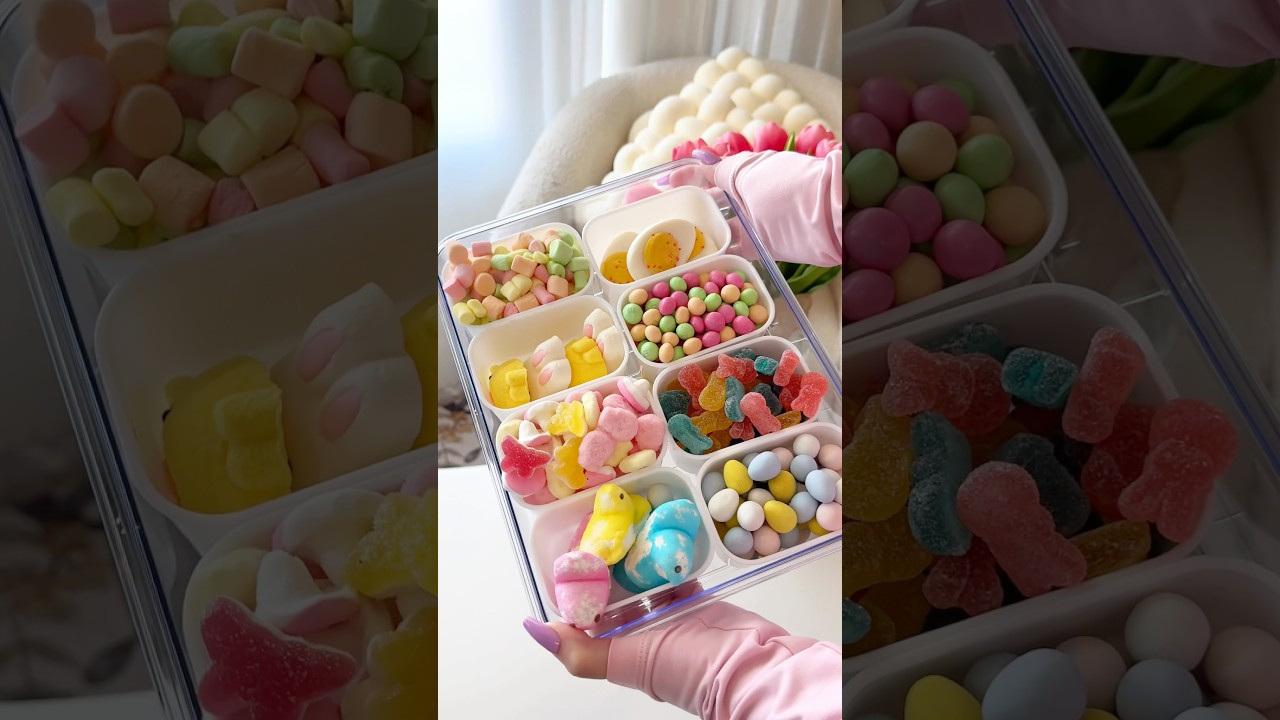 And she gets what she wants 💐 #easter #restock #asmr #candy #aesthetic #preppy