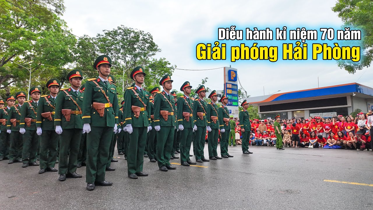Hậu trường + full chi tiết lễ diễu hành kỉ niệm 70 năm giải phóng Hải Phòng