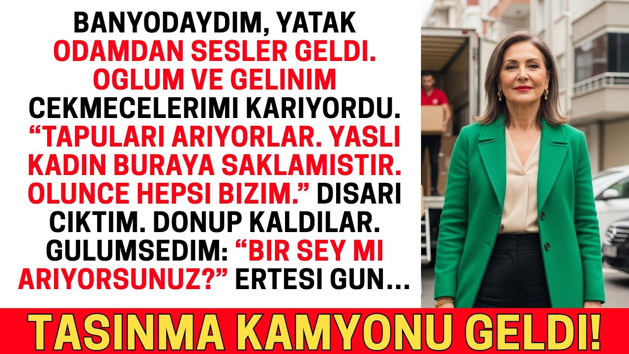 OĞLUM VE GELİNİM TAPULARI ARARKEN ÇEKMECELERİMİ KARIŞTIRIYORDU. GÜLÜMSEDİM VE SORDUM…