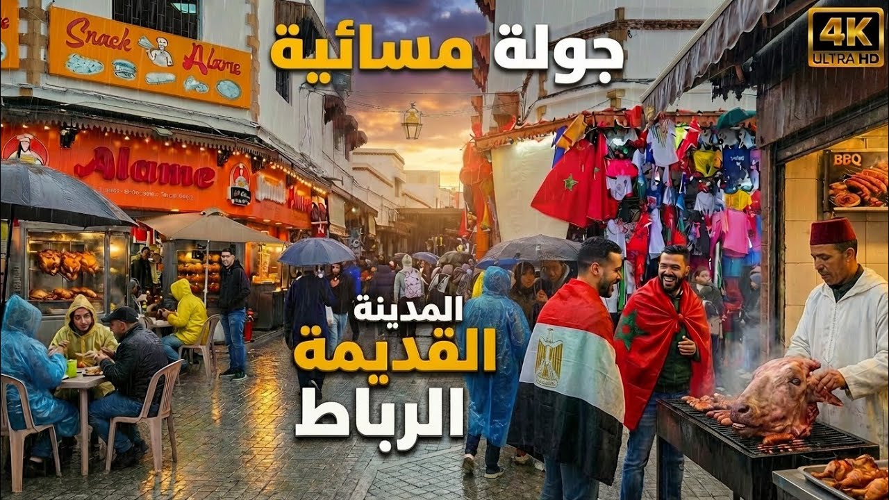 الرباط المدينة القديمة - أجواء الكان بالمغرب rabat old medina walking tour 🇲🇦