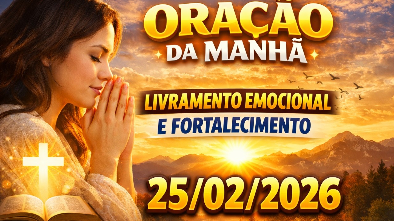 ORAÇÃO DA MANHÃ — LIVRAMENTO EMOCIONAL E FORTALECIMENTO #oração