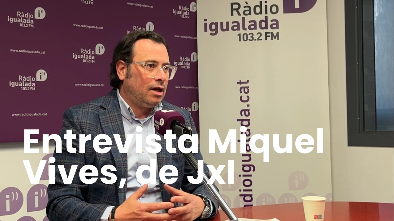 Entrevista al regidor i portaveu de Junts per Igualada, Miquel Vives