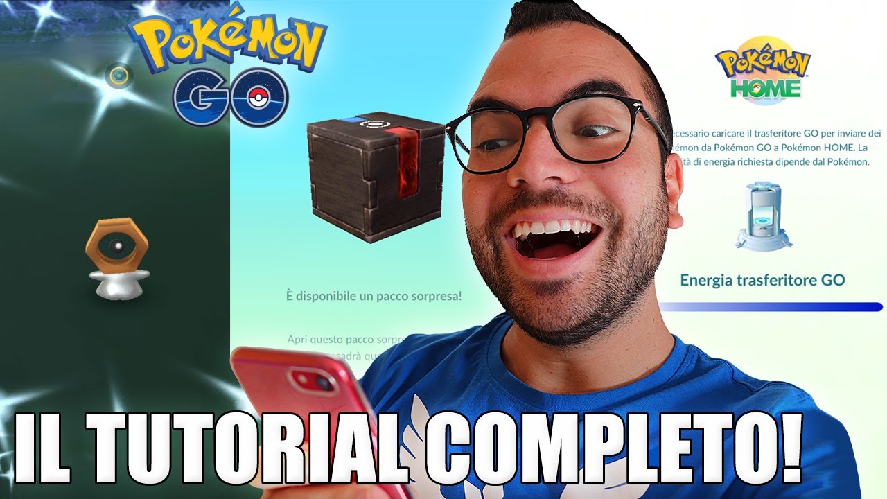 Come trasferire su POK&Eacute;MON HOME da POK&Eacute;MON GO e ottenere il PACCO MELTAN! (TUTORIAL COMPLETO)