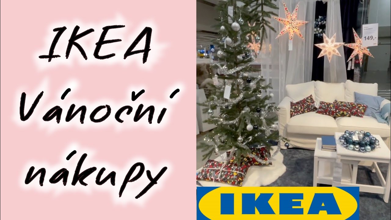 IKEA VÁNOCE 2022 - dekorace, nápady, vánoční nákupy 🎄🎄🎄