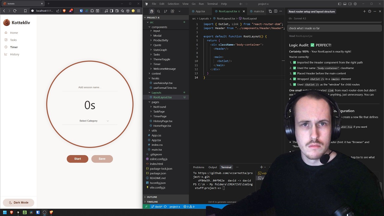 Javascript - coding whilst I wait for my chicken in oven