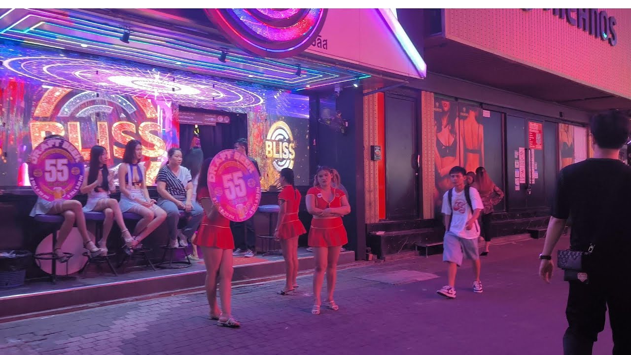 4K Pattaya's Walking Street April 2025