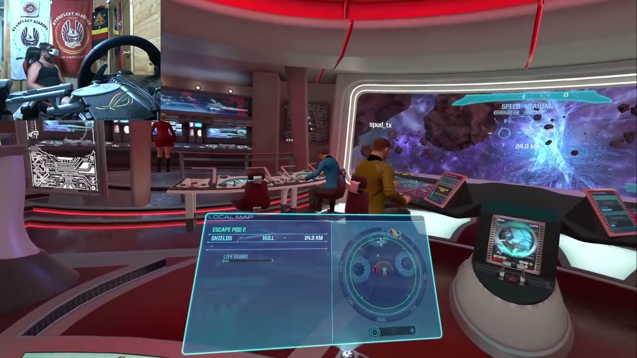 Glitched BORG / Planet Killer Mission Captain & Tactical Aegis NX 1787 - LLAP Star Trek Bridge Crew!