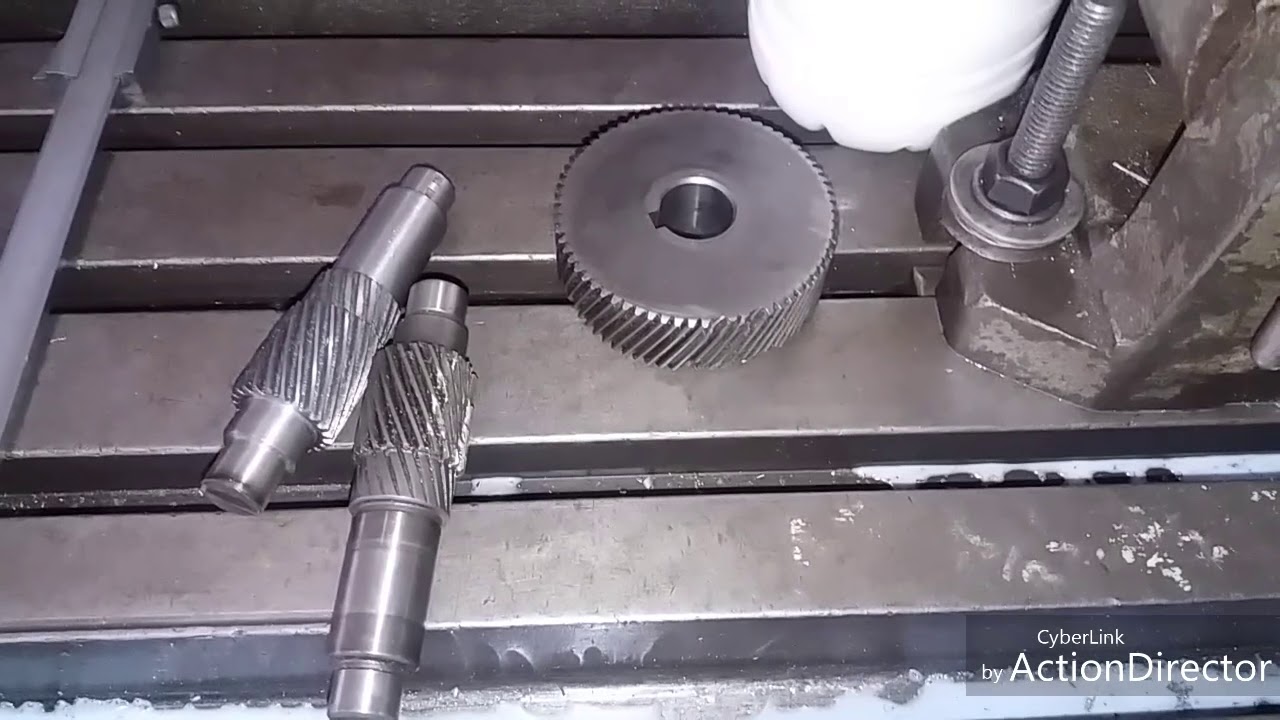 Taillage d'engrenages H&eacute;lico&iuml;dal