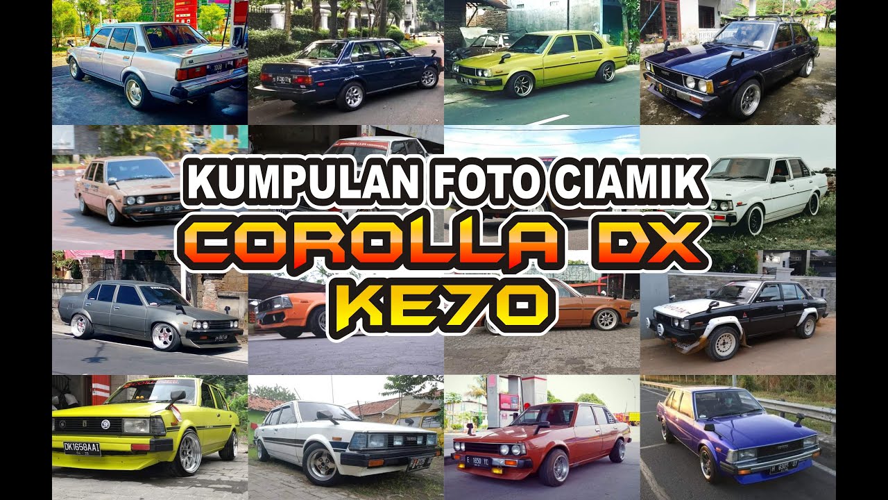 Kumpulan Toyota Corolla DX dari yang Original | Modifikasi | Stance | Ceper | Rally Look