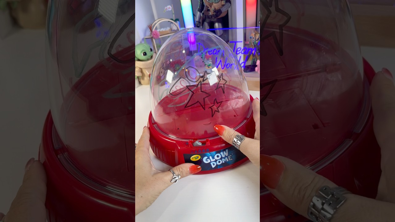 Crayola Glow Dome #crayola #asmr #nostalgia