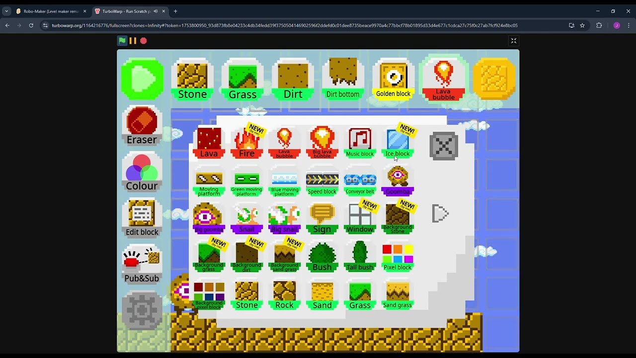 My level maker recreation on scratch!