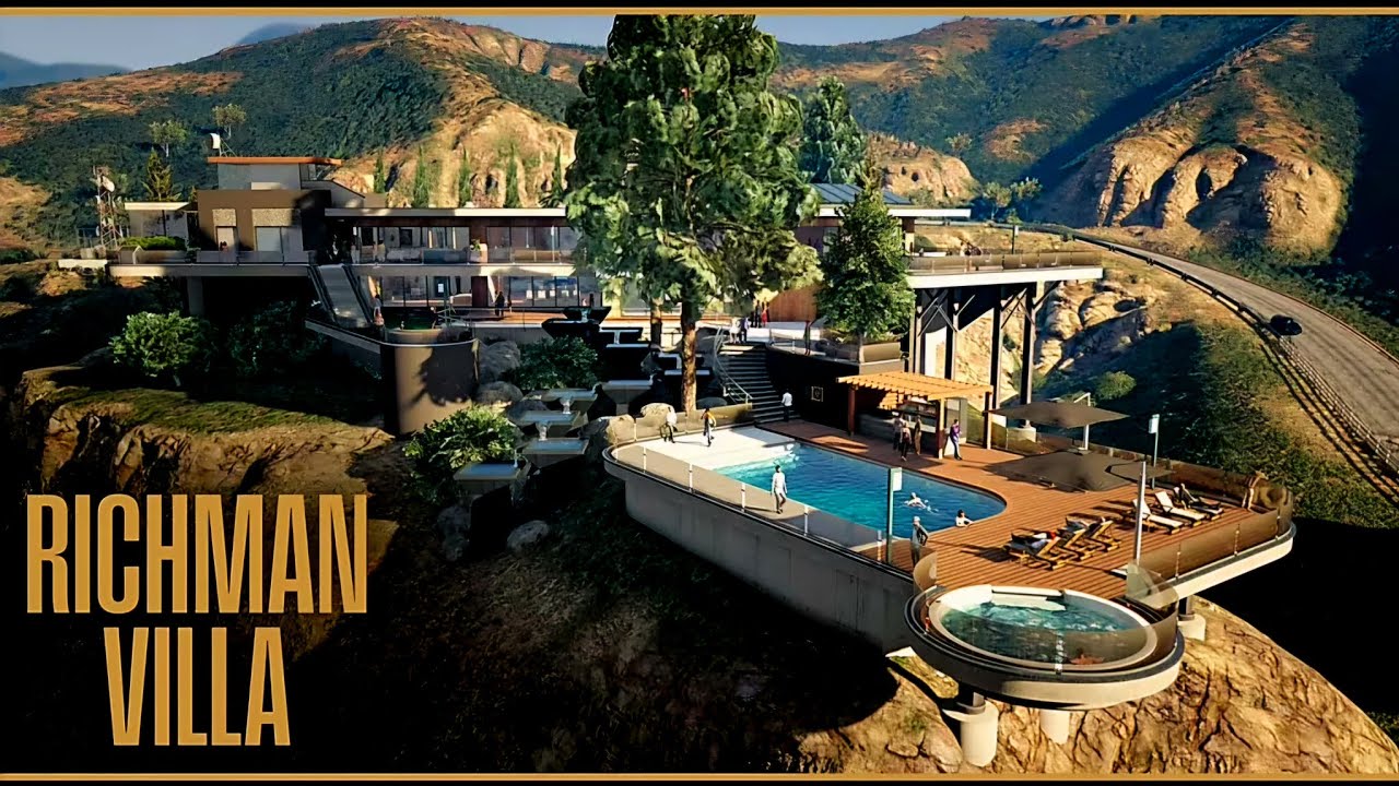 Je vous fais visiter la villa à 18 millions dans GTA V