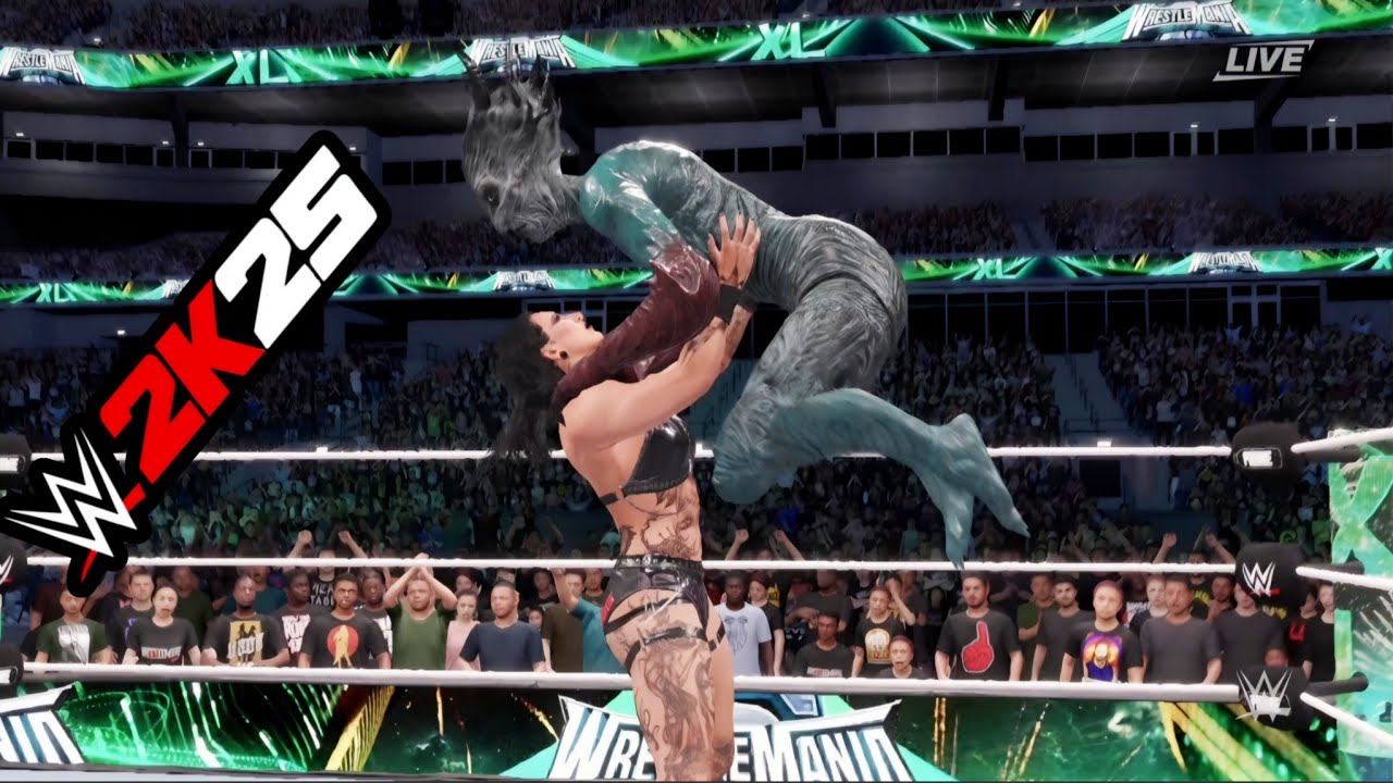 Rhea Ripley vs Manifestation ⚡ Clash of Power and Belief | WWE 2K25 Epic Match