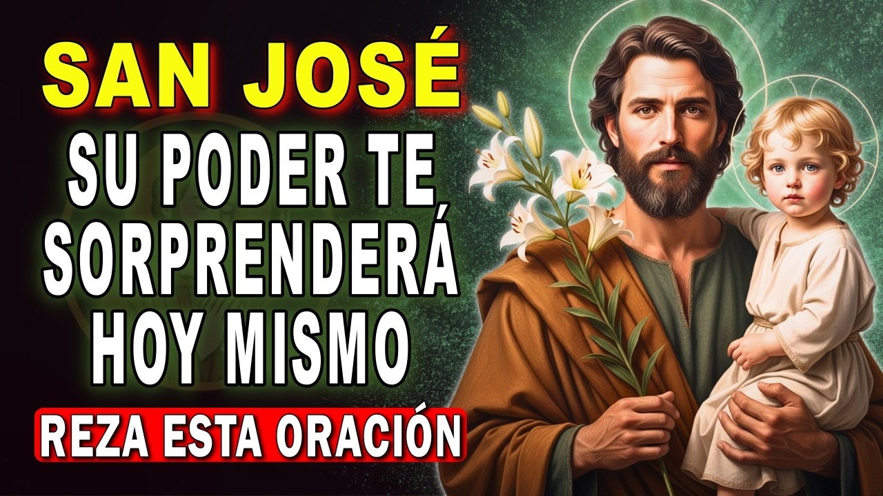 ORACIÓN PODEROSA a San José: El Milagro que esperas llega ahora 🙏✨