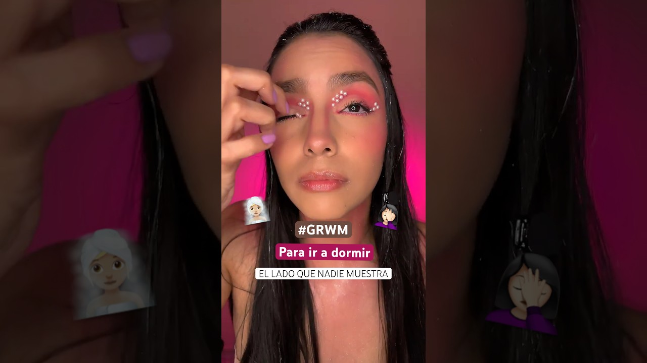Yo, despu&eacute;s de grabar mi maquillaje de Halloween 😭💀 #reallife #maquillajehalloween #BeautyVlog