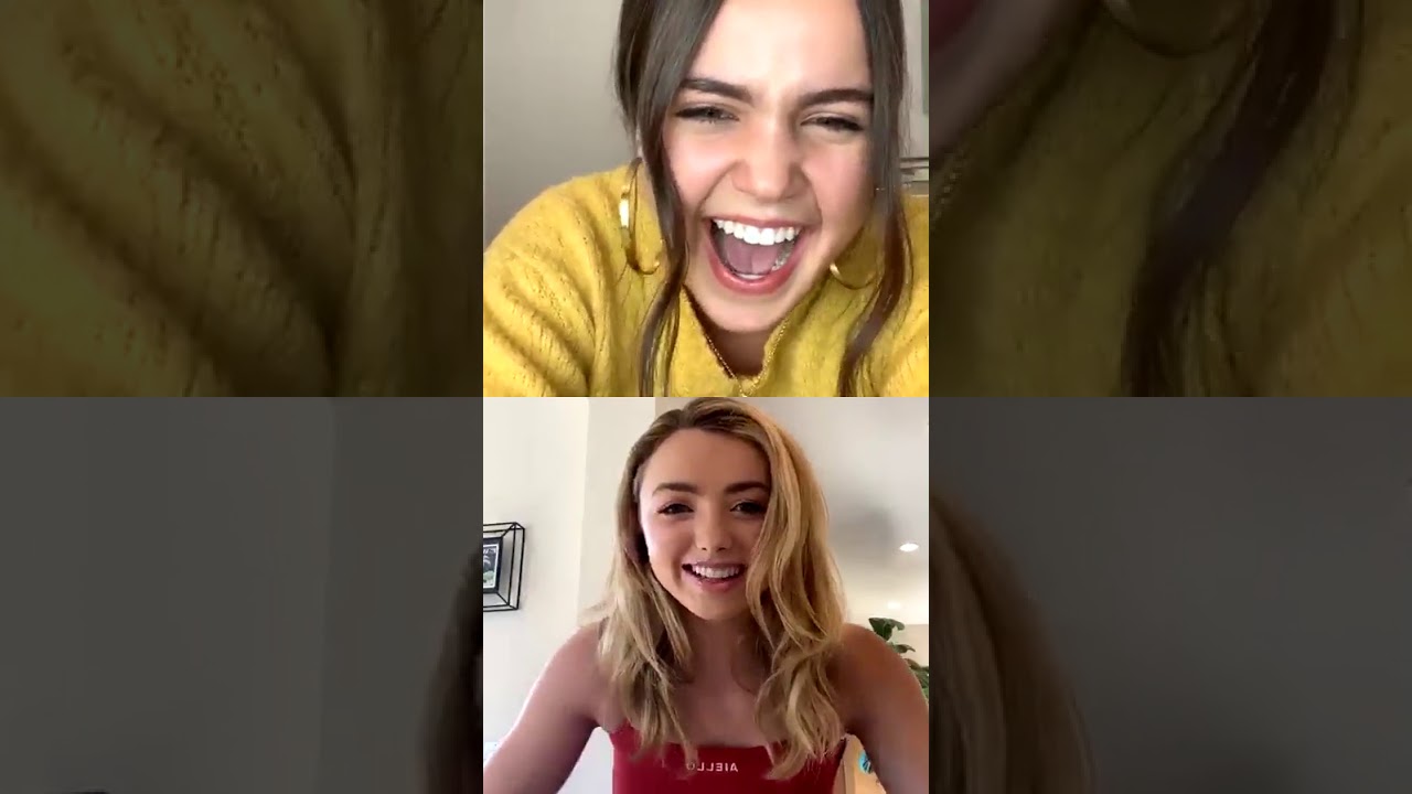 Peyton List & Bailee Madison's Instagram Live [4.3.20]