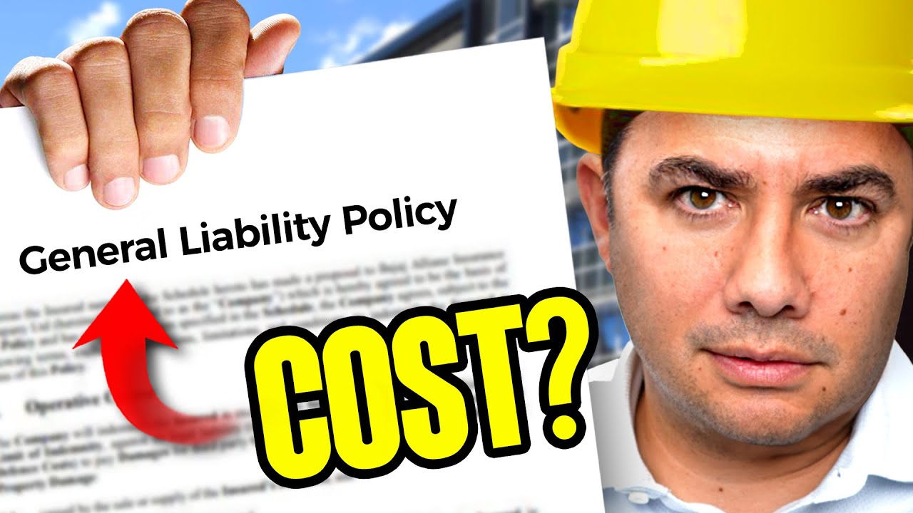 What is the cost of a general liability policy for a general contractor?