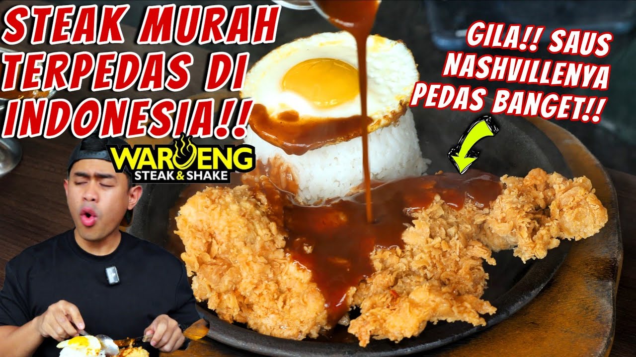 MUKBANG STEAK NASHVILLE TERPEDAS DARI WAROENG STEAK!!