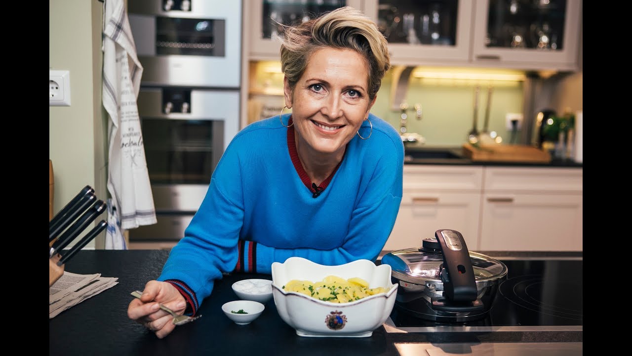 Erdäpfelsalat im Schnellkochtopf