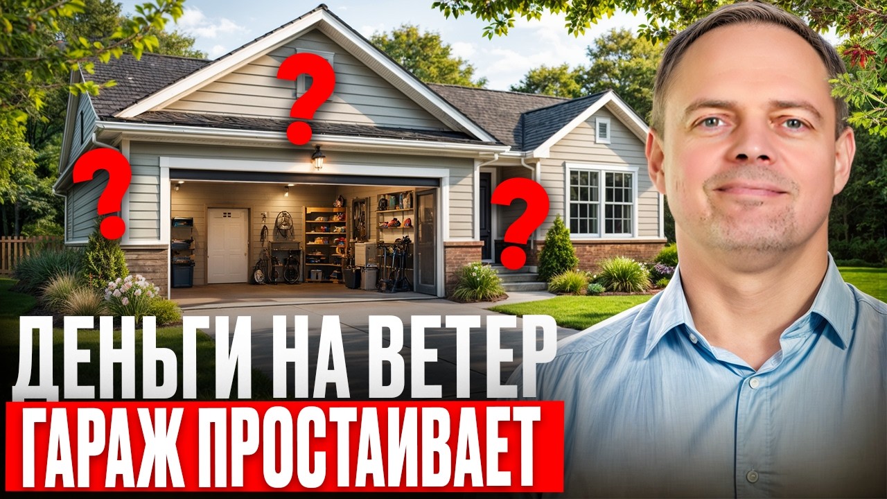 Все про ГАРАЖ в загородном доме ПО УМУ! ИЗ ЧЕГО и КАК строить  Сколько это стоит