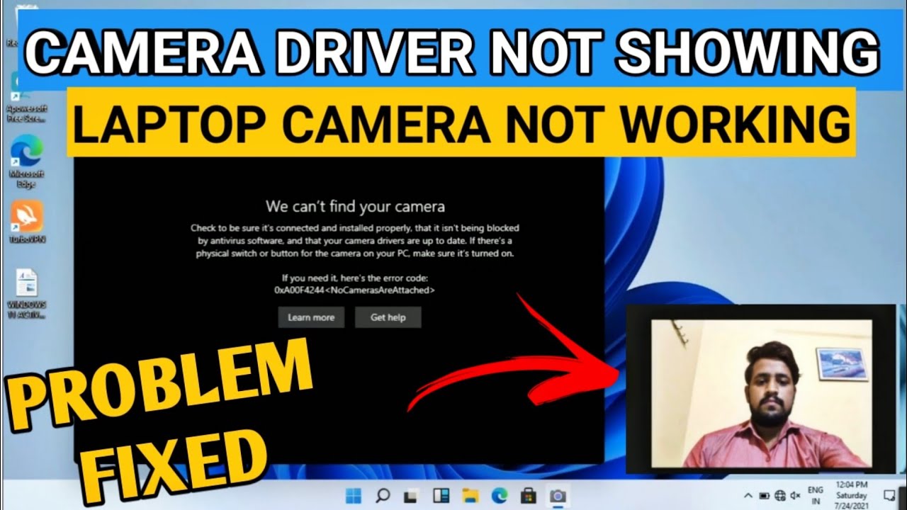 Camera driver not showing in Device Manager  | Laptop camera not working #AmanTechSupport