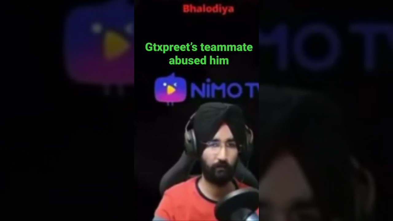When Gtxpreet&rsquo;s teammates abused him #shorts #gtxpreet #bgmi