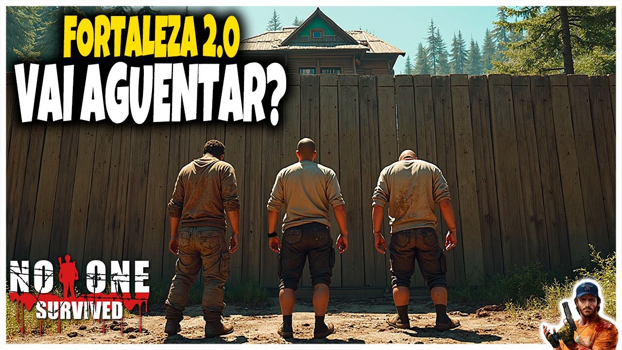 COMEÇOU A ERA DA FORTALEZA 2.0! PRONTOS PARA A HORDA! 🚨 (No One Survived) EP.22