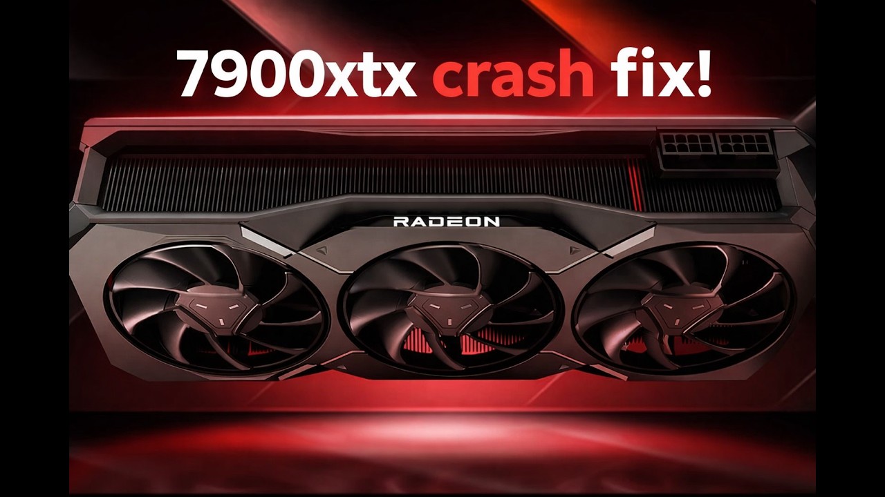 AMD Crash Fix for 7900xtx and More! (90% of my crashes 2026)
