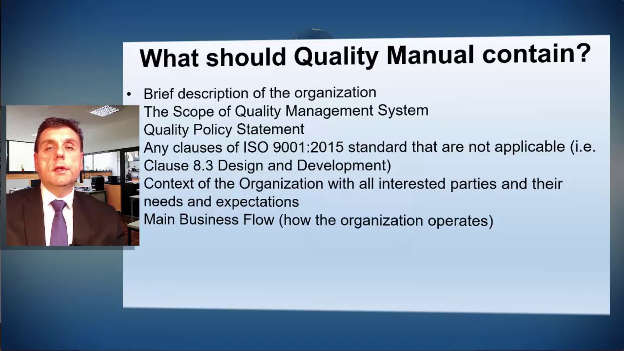 QUALITY MANUAL