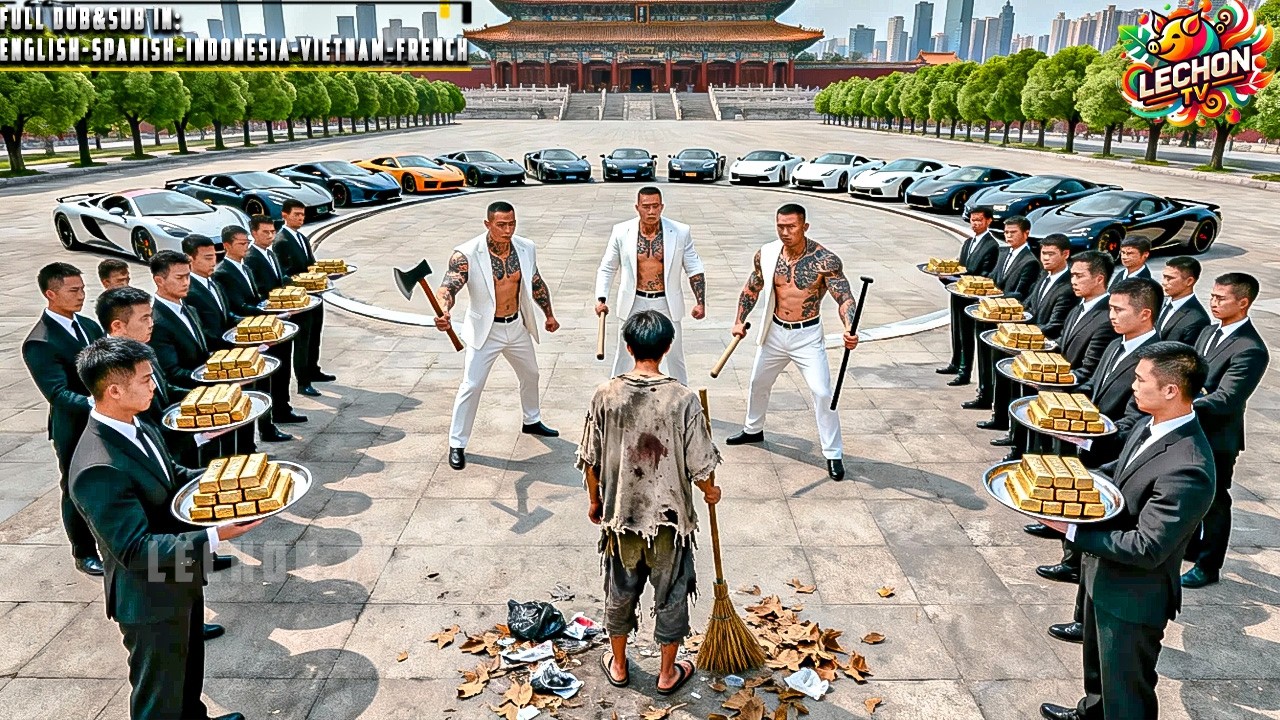 Beggar Sweeping Trash Mocked By Mafia—Turns Out A Hidden War God, Forcing All To Bow